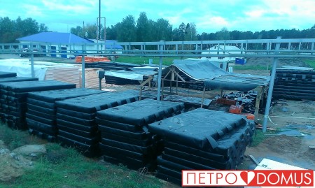 Гидроизоляция закрытых лагун геомембраной HDPE