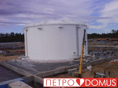 Гидроизоляция нефтяных терминалов геомембраной HDPE