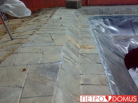 Монтаж водоёма из геомембраны HDPE