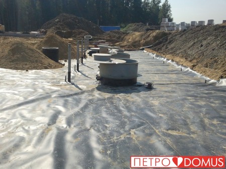 Гидроизоляция АЗС геомембраной HDPE