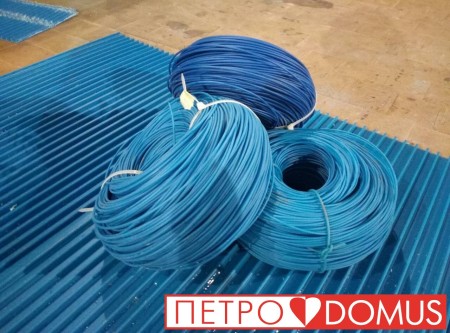 Сварочный пруток HDPE синий для футеровки анкерным листом