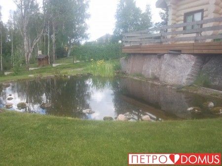 Готовый искусственный водоём из геомембраны