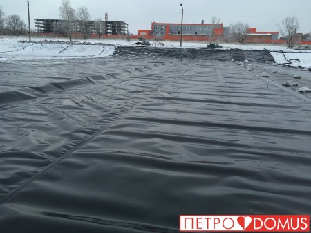 Гидроизоляция полигонов ТБО геомембраной HDPE